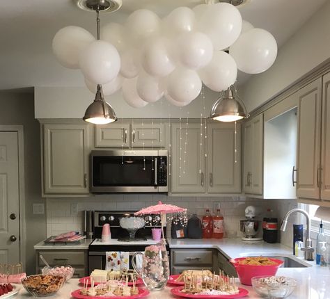 Balloon Cloud, Balloon Clouds, Balloons Decorations, Kitchen Light, Balloon Decorations, Kitchen Lighting, Kitchen Decor, Balloons, Home Decor