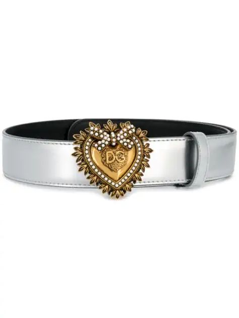 Heart Belt, Tone Calves, Stefano Gabbana, Silver Belts, Dolce E Gabbana, Designer Accessories, Crown Jewels, Womens Designer Fashion, Italian Luxury