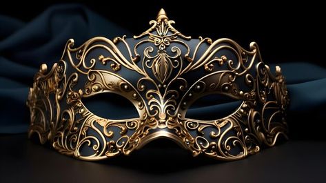 Photo gold masquerade venetian mask orna... | Premium Photo #Freepik #photo Mask Masquerade Men, Masquerade Mask Ideas, Masquerade Men, Gold Masquerade Mask, Mask Ideas, Gold Mask, Mask Masquerade, Photo Gold, Masquerade Costumes