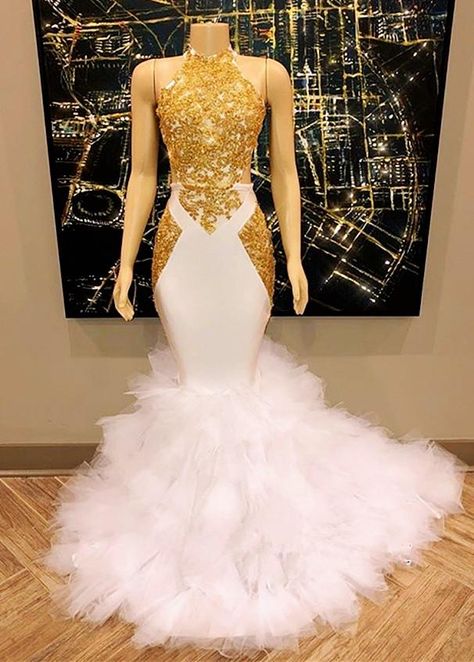 Gold Mermaid Prom Dress, Prom Dress Gold, Cheap Evening Gowns, Evening Gowns Online, Prom Dresses Long Mermaid, Mermaid Prom Dress, Gown Plus Size, Real Model, Sequin Prom Dresses