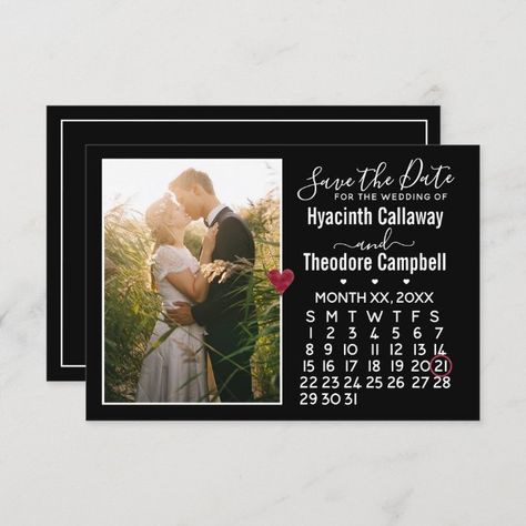 Wedding Save the Date Any Month Calendar   Photo #Ad , #paid, #Month#Calendar#Photo#Date Calendar Photo, Diy Save The Dates, Bride And Groom Photo, Calendar Date, 2019 Calendar, Watercolor Heart, 2024 Calendar, Groom Photo, Wedding Save The Date