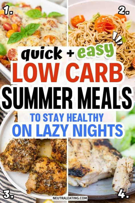 Looking for healthy summer dinner ideas that are low carb? We have the best keto meal ideas for beginners dinner that everyone will love! These quick dinner ideas for family are so easy to make. Give our low carb main dishes for dinner a try! Easy Summer Keto Dinners, Summertime Keto Meals, Low Carb Recipes Summer, Easy Light Dinners For Two, Healthy Low Carb Dinner Recipes Easy, Low Cal Summer Meals, Light Summer Dinner Recipes Low Carb, Low Carb Friday Night Dinner Ideas, Keto Summer Dinners