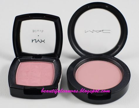 MAC Pink Cult Blush Dupe NYX Angel Makeup Duplicates, Nyx Eyeshadow, Blusher Makeup, Makeup Product, Makeup Guide, Beauty Sponge, Beauty Products Drugstore, Eye Shadows, Drugstore Makeup