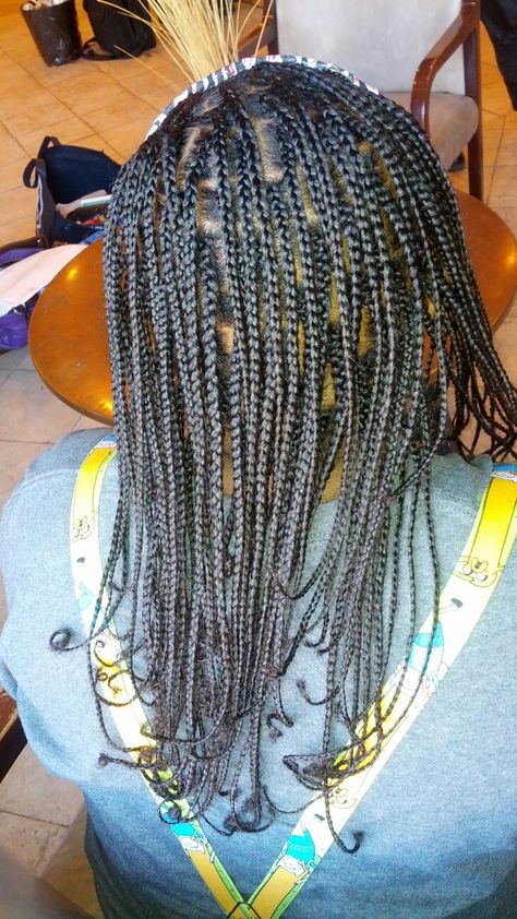 Natural Hair Box Braids No Weave, Natural Hair Individual Braids, Individual Braids For Black Women Natural Hair, Box Plaits Natural Hair, Box Braids With Natural Hair No Weave, Individual Braids Natural Hair No Weave, Small Plats Braids Natural Hair, Box Braids No Weave, Mini Plaits Hairstyles Natural Hair