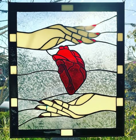 Stained Glass Couple, Hand Holding Rose, Corpus Cristi, Rainy Window, Glass Painting Patterns, Scroll Saw Ideas, Instagram Edit, Front Facade, Moon Space