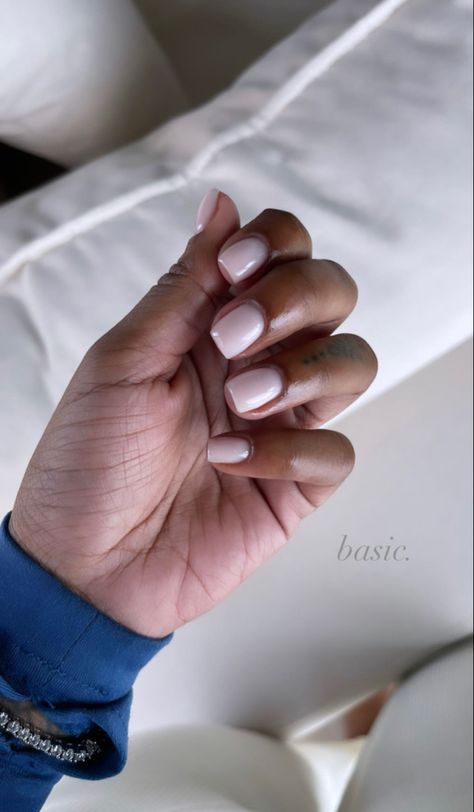 Blush Pink Nails, Natural Nails Manicure, Russian Manicure, Gel Toe Nails, Work Nails, Simple Acrylic Nails, Classy Acrylic Nails, Bling Acrylic Nails, Girls Nails