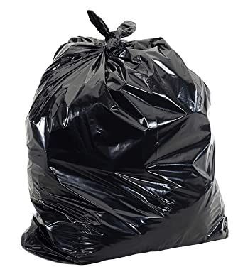 Black Bin, Paper Food, Bin Bag, 55 Gallon, Garbage Bags, Biodegradable Plastic, Garbage Bag, Trash Bag, Recycle Trash