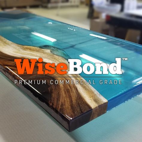 EHT Hot Product-July 2021-WiseBond™ Epoxy Systems for River Tables and Countertops - Extreme How To Decorative Wood Pieces, Sidewalk Repair, Pen Turners, Porch Diy, Wood Burning Techniques, Faux Granite, Tool Storage Cabinets, River Tables, Marble Countertops Kitchen