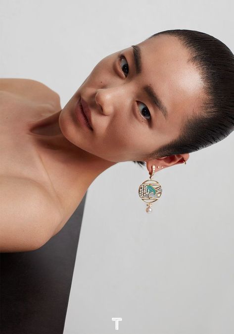 Mecca Makeup, Liu Wen, Creative Jewelry Photography, Jewelry Editorial, Jo Jo, Campaign Fashion, Jewelry Photoshoot, 사진 촬영 포즈, T Magazine