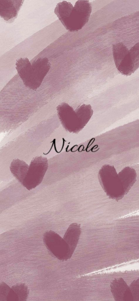 Pretty Nicole wallpaper Nicole Wallpaper Name, Nicole Name, Pink Walpaper, Cocoppa Wallpaper, Name Wallpaper, Youtube Banners, Lettering Fonts, Pink Wallpaper