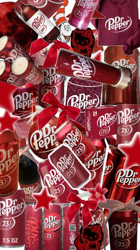 Random stuff of Dr Pepper (first collage) Dr Pepper Cup, Dr Pepper, Aesthetic Food, Pretty Wallpapers, Random Stuff, Yummy Food, Diet, Stuffed Peppers, Collage