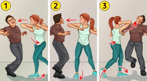 Survival Skills Emergency Preparedness, Defense Techniques, Self Defence Training, How To Defend Yourself, Self Defense Moves, Jiu Jitsu Training, Self Defense Women, Self Defense Tips, Survival Skills Life Hacks