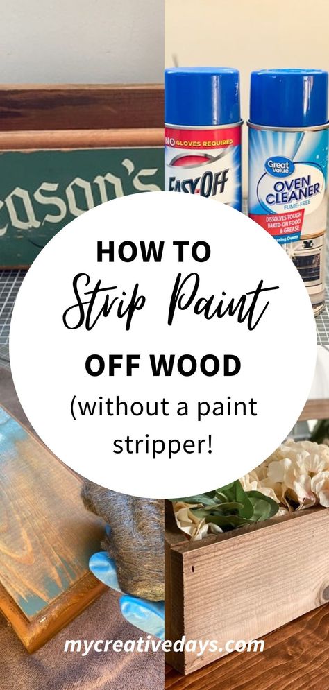 How To Scrape Paint Off Wood, Wood Stripping Diy, How To Strip Black Furniture, Striping Paint Off Wood, How To Strip Paint Off Wood Trim, How To Paint Varnished Wood, Easiest Way To Strip Paint From Wood, Stripping Furniture With Veneer, Sanding Vs Stripping Wood Furniture