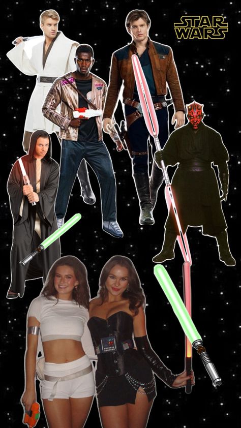 Star Wars Group Costumes, Group Costumes Halloween, Star Wars Halloween Costumes, Star Wars Halloween, Group Costumes, Costumes Halloween, Star Wars, Halloween, Stars