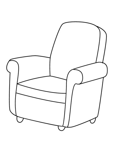 17 Best images about Armchairs on Pinterest | Armchairs, Digital ... Armchair Drawing, Drawing Furniture, Aesthetics Art, Chair Drawing, Baby Print Art, Furniture Design Sketches, Art Aesthetics, House Colouring Pages, Drawing Sheet