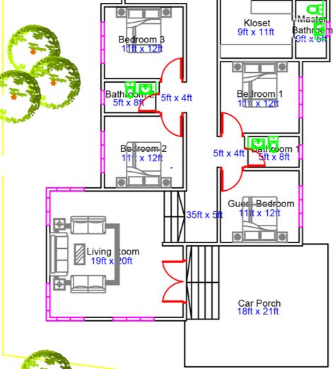 Bilik Air, House Layout Plans, House Layout, House Layouts, House Inspo, House Plans, Floor Plans, Layout, How To Plan