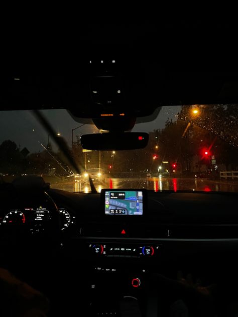 Midnight Drive Aesthetic, Rainy Late Night Drives Aesthetic, Night Drive Rain, Rainy Night Drive, Rainy Drive Aesthetic, Late Car Rides, Late Night Drives Rain, Late Night Rain, Night Drive Raining