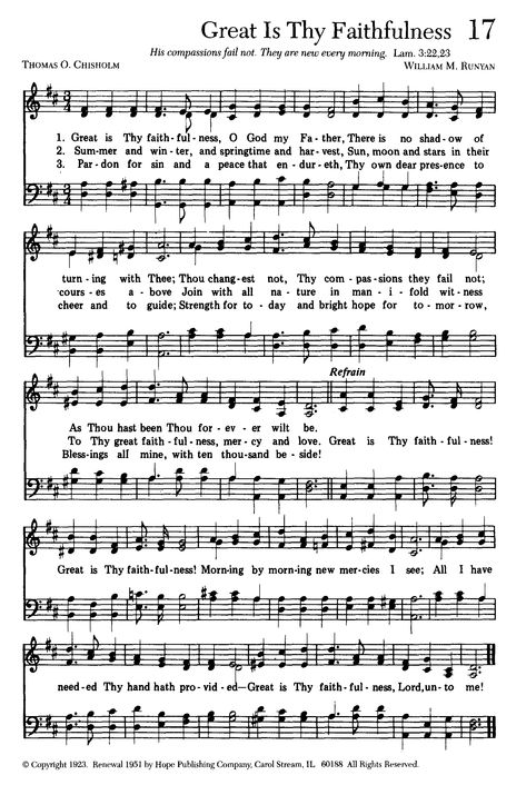 Great Is Thy Faithfulness Hymn Lyrics, Great Is Thy Faithfulness Sheet Music, Great Is Thy Faithfulness Hymn, Printable Hymns, Gospel Song Lyrics, Great Is Thy Faithfulness, Christian Hymns, Hymns Of Praise, Hymn Sheet Music