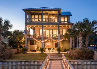 Waterfront home finalist in HGTV Ultimate House Hunt Big Beach House, Carolina Beach House, North Carolina Beach House, Beach House With Pool, Big Swimming Pools, House With Pool, Beachfront Cottage, Contemporary Beach House, Luxury Portfolio