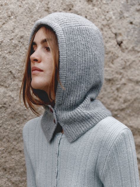 Editor's NotePREVAIL considers women who pursue a timeless style.- Balaclava made of alpaca material- Relaxed fit knit hat for a comfortable fit- Light and soft texture- Wear like a hood with button fasteningMeasurements(in.)- Size: 9.84 in. * 15.75 in.Composition & Care- 50% Nylon 25% Alpaca  25% Acrylic- For the first wash  we recommend dry cleaning at a specialty laundry store.- Clothes may be damaged when using a machine dryer.Designer- by PREVAIL Knitted Hood, Knit Hat, Men Shoes Size, Soft Textures, Mens Bottom, Alpaca, Clothing Store, Timeless Fashion, Knitted Hats