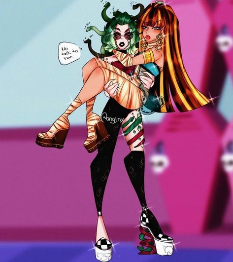 Genderbent Monster High, Monster High Fan Art, Monster High School, Arte Monster High, Monster High Pictures, Moster High, Catty Noir, Monster High Art, Monster High Characters