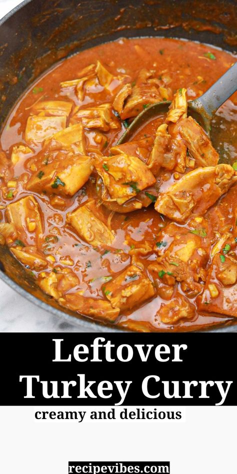 Leftover turkey curry recipe that's ready in 15 minutes. This turkey curry with coconut milk is creamy, flavorful, and delicious. Turkey Curry Recipes, Leftover Turkey Curry, Curry Turkey, Curry With Coconut Milk, Turkey Curry, Healthy Turkey, Coconut Milk Curry, Best Instant Pot Recipe, Healthier Recipes