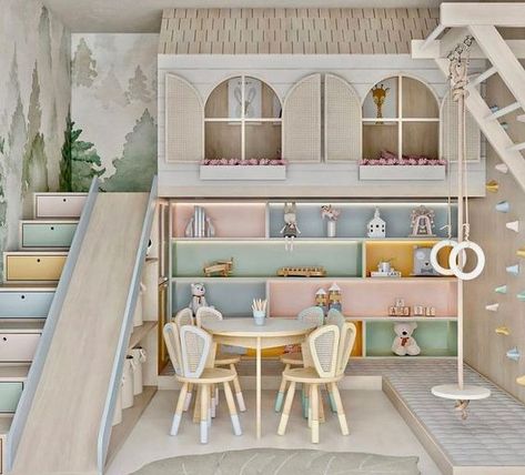 Contemporary Playroom, Toy Library, Indoor Playroom, Circu Magical Furniture, Motor Coordination, Magical Furniture, Remodel Basement, Baby Playroom, Kids Cafe