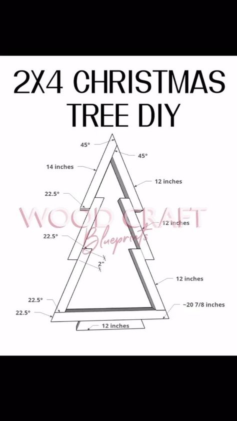 2 X4 Christmas Tree, 2 X 4 Christmas Tree, 2x4 Christmas Crafts, Christmas 2x4 Wood Crafts, 2x4 Christmas Tree, Wooden Christmas Trees Diy, Christmas Pallet, Wooden Xmas Trees, Pallet Wood Christmas