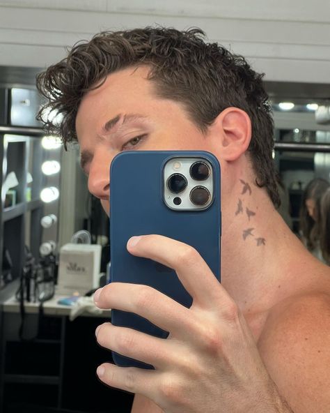 Charlie Puth Tattoo, Lipstick Charlie Puth, Charlie Puth, New Tattoo, Promised Neverland, American Singers, New Tattoos, Art Ideas, Tattoos