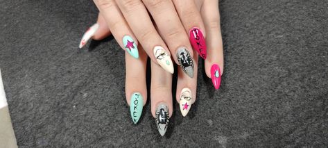 Hisoka Nails Design, Hisoka Nails, Hxh Nails, Nail Inspo, Class Ring, Manicure, Nail Designs, Nail Art, Nails