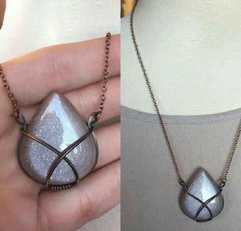 Cord Wrapping Stones, Diy Stone Cage Necklace, Wire Wrap Circle Stone, Wire Wrapped Rough Stones, How To Wire Wrap A Tear Drop Stone, Wire Wrapping Teardrop Stones, Wire Wrapped Square Stone, Wire Wrap Teardrop Stone, Easy Wire Wrapping Stones Tutorial