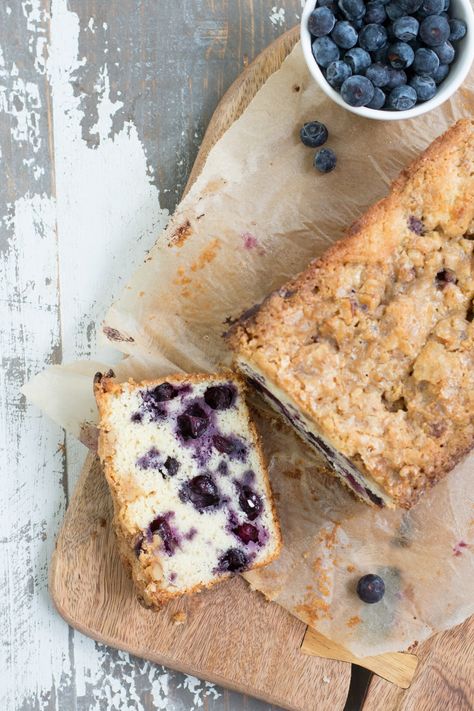 Gf Blueberry Bread, Gluten Free Blueberry Loaf, Blueberry Bread Gluten Free, Gluten Free Blueberry Bread, Gluten Free Loaf Cake, Gluten Free Blueberry Recipes, Easy Blueberry Bread, Blueberry Quick Bread, Gluten Free Quick Bread