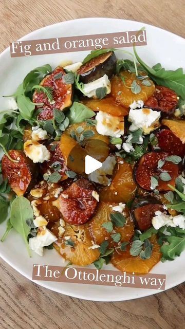 Yotam Ottolenghi on Instagram: "Fig and orange salad: the Ottolenghi way! Yesterday I shared a quick caramel how-to, here's one way you can use it.. In a salad! Find the full recipe at my link in bio." Ottolenghi Salad, Ottolenghi Recipes, Orange Salad, Yotam Ottolenghi, Salad Recipes, Fig, Link In Bio, Caramel, Salad