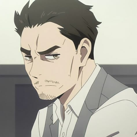 Fugou keiji episode 8 Anime Old Man, Men With Black Hair, Harley Quinn Costume Diy, Hot Anime Guy, Black Hair Art, Male Character Designs, Steam Art, Male Anime Characters, Characters References