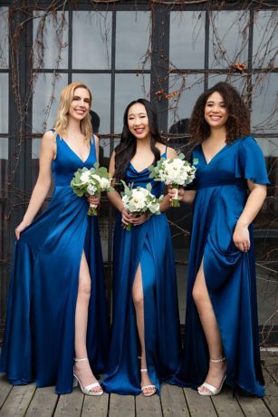 Sapphire Bridesmaid Dresses, Brides Maid Dresses Blue, Emerald Bridesmaid Dresses, Colour Analysis, Bridesmaid Colors, Winter Wedding Colors, Maid Of Honour Dresses, Bridesmaid Dress Colors, Blue Bridesmaid Dresses