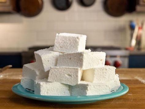 Homemade Marshmallow Recipe, Vanilla Marshmallows, Recipes With Marshmallows, Homemade Marshmallows, Orange Cream, How To Make Homemade, Kitchen Aid Mixer, Food Network, Marshmallows