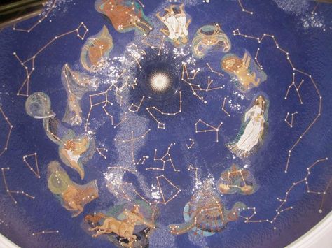 Astrology ceiling Astrology Ceiling, Ceiling Murals, Witch House, Look At The Stars, Painted Ceiling, Ethereal Art, Cartoon Shows, Pattern Wallpaper, Aesthetic Art