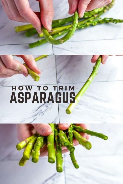 How To Cut Asparagus, Family Lunch Recipes, Fast Family Meals, Family Breakfast Recipes, Savory Dinner, Holiday Favorite Recipes, Fresh Asparagus, Healthy Family Meals, Cooking Basics