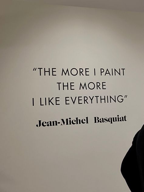 #michelbasquiat #quote #art #museum #basquiat Basquiat Aesthetic, Basquiat Quotes, Jean Basquiat, Jm Basquiat, Michel Basquiat, Art Quotes Inspirational, Jean Michel Basquiat, Aesthetic Things, Jean Michel