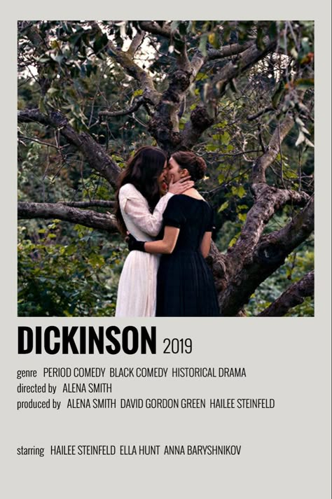 Dickinson Polaroid Poster, Gay Movie Poster, Tv Shows Posters, Dickinson Poster, Emily And Sue, Wlw Movies, Tv Show Posters, Show Posters, Nine To Five