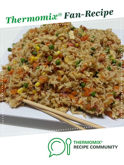 Thermomix Rice Recipes, Easy Thermomix Recipes, Ovenless Dinners, Healthy Thermomix Recipes, Best Thermomix Recipes, Thermomix Recipe Community, Easy Fried Rice With Egg, Thermomix Fried Rice, Belini Recipe