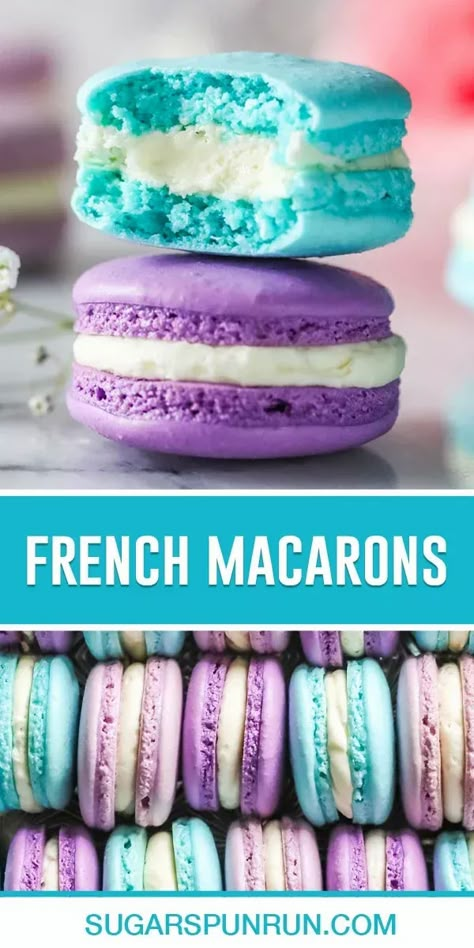 French Macaron Recipe, French Macaroon Recipes, French Macarons Recipe, Macaron Recipes, Macaron Cookies, French Macaroons, French Macaron, Macaroon Recipes, Best Baking Recipes