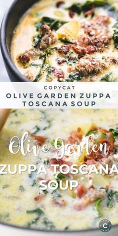 Olive Garden Zuppa Toscana Soup, Zuppa Toscana Soup Olive Garden, Olive Garden Zuppa, Olive Garden Soups, Olive Garden Zuppa Toscana, Tuscan Soup, Zuppa Toscana Soup, Toscana Soup, Diner Recept