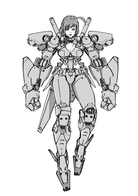 (3) Alex Cipriano on Twitter: "Girl in power armor #cyberpunk #sketch #mecha #robots #girls #scifi #art #drawing https://t.co/3PDV30SxvX" / Twitter Female Droid Character Design, Robot Head Design, Cyberpunk Sketch, Mecha Sketch, Mecha Drawing, Cyberpunk Robot, Mecha Girl, Robot Sketch