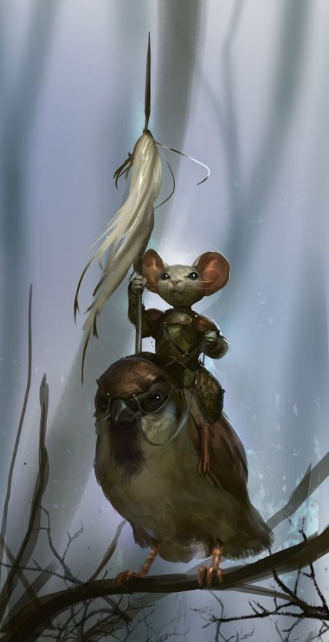 Fantasy Magic, Art Et Illustration, Arte Fantasy, 판타지 아트, Fantasy Inspiration, Fantasy Artwork, Creature Design, A Mouse, Fantasy World