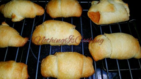 Croissant With Sweet Potato Stuffing Sweet Potato Croissant, Sweet Potato Stuffing, Sausage Crescent Rolls, Potato Stuffing, Cooking Channel, Sweet Potato Recipes, Crescent Rolls, Potato Recipes, Sweet Potato