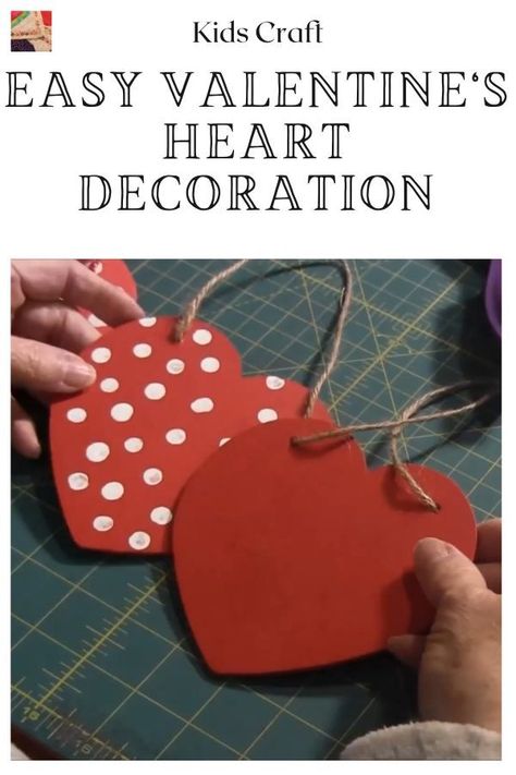 How to decorate a wooden heart for Valentine's Day with a wooden heart purchased in a store. This simple project uses white paint and pencil eraser. If you cannot find a wooden heart at the craft store, you can always cut a heart from a foam sheet and use the same process to decorate. This is a fun, simple project for kids Wooden Hearts Crafts, Heart Picture Frame, Valentine Crafts For Kids, Project For Kids, Valentine Projects, Pencil Eraser, Heart Crafts, Wood Hearts, Kids Ideas