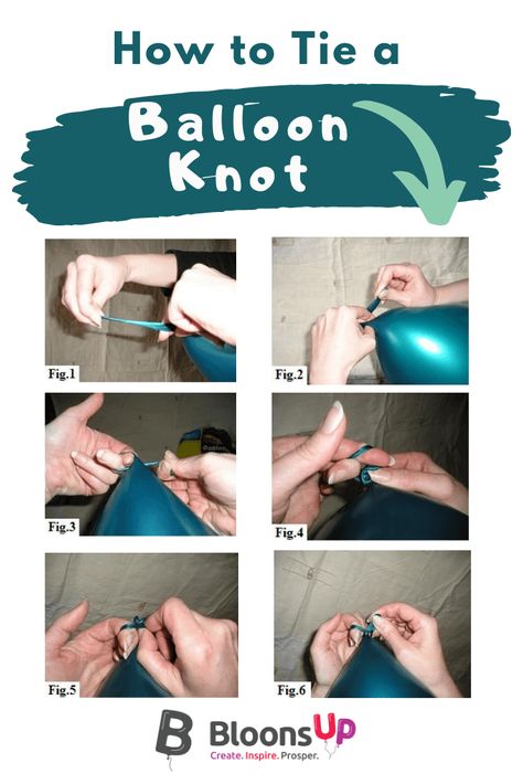 Tutorial: An easy way to tie balloons. Tying a balloon knot can be tricky. We show you how the pros do it. #balloons #balloondecorating #tutorial How To Tie A Balloon Knot Easy, Easy Way To Tie Balloons, How To Tie Balloons Easy, How To Tie A Balloon, With Acrylic Nails, Diy Tie, Sea Anemone, Simple Image, The Balloon