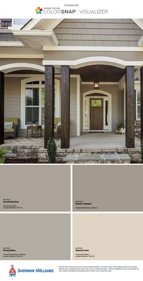 Bloxburg Exterior, Exterior House Colors With Brown Roof, Exterior House Colors Combinations, House Paint Color Combination, Exterior House Paint Color Combinations, House Exterior Colors Schemes, Exterior House Color, Designer Decor, Brick Exterior