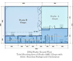 Joe Galian Photography: Welcome To My New Studio: DHQ Photography Studio Layout Plan, Layout House, Photography Studio Design, Photography Studio Setup, Studio Layout, Home Studio Photography, Event Stage, Photography Studios, Tv Set